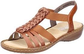 Rieker 60809 Dam Sandal i Brun - Stl 36 EU
