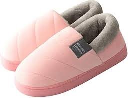 Fluffiga Plyschtofflor för Kvinna - Slip-On