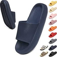 Geweo Supermjuka Antislip Tofflor Unisex för Strand