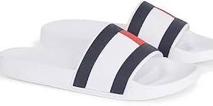 Tommy Hilfiger Herr Gummi Sandal med Flagga