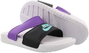 Nike Dam Benassi Duo Ultra Badskor - Vit/Aurora Grön/Svart